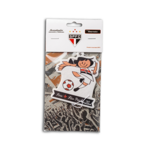 Aromatizador Automotivo São Paulo FC Mascote Feminina – Fragrância Watermelon