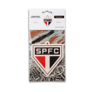 Aromatizador Automotivo São Paulo FC Escudo – Fragrância Tropical Wave