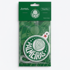 Aromatizador de Carro Palmeiras Acqua Wave — Produto Licenciado