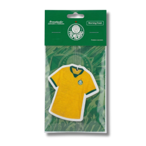 Aromatizador Automotivo Palmeiras Camisa Amarela – Fragrância Morning Fresh