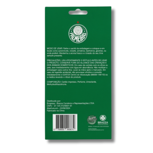 Aromatizador Automotivo Palmeiras “Avanti” – Fragrância Deep Blue