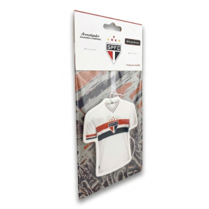 Aromatizador Automotivo São Paulo FC Camisa Branca – Fragrância Midnight Breeze