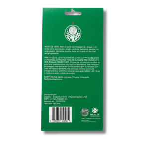Aromatizador Automotivo Palmeiras Letra “P” – Fragrância Deep Blue