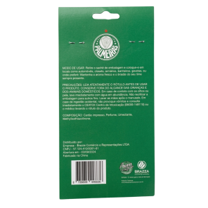 Aromatizador de Carro Palmeiras Acqua Wave — Produto Licenciado