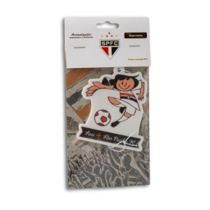 Aromatizador Automotivo São Paulo FC Mascote Feminina – Fragrância Watermelon